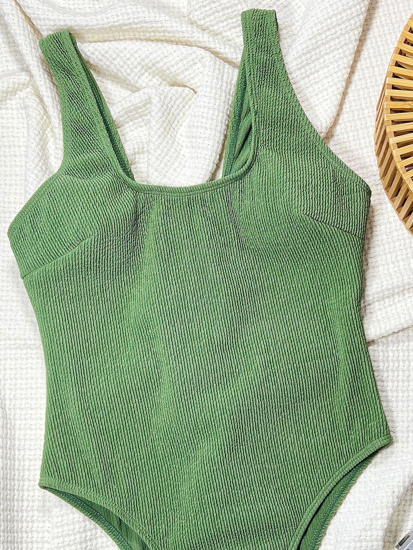 Simple One-piece Swimsuit