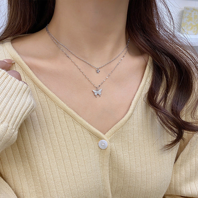 Sparkling Clavicle Chain Choker Necklace