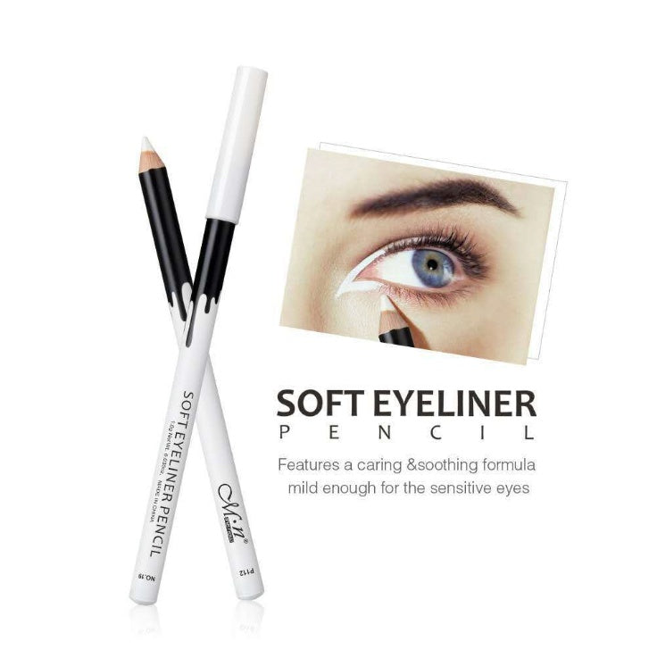 White silkworm Gloss Waterproof Eyeliner