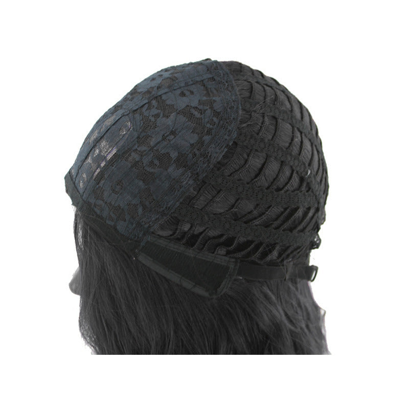 Black Gradient Gold Human Hair Wigs