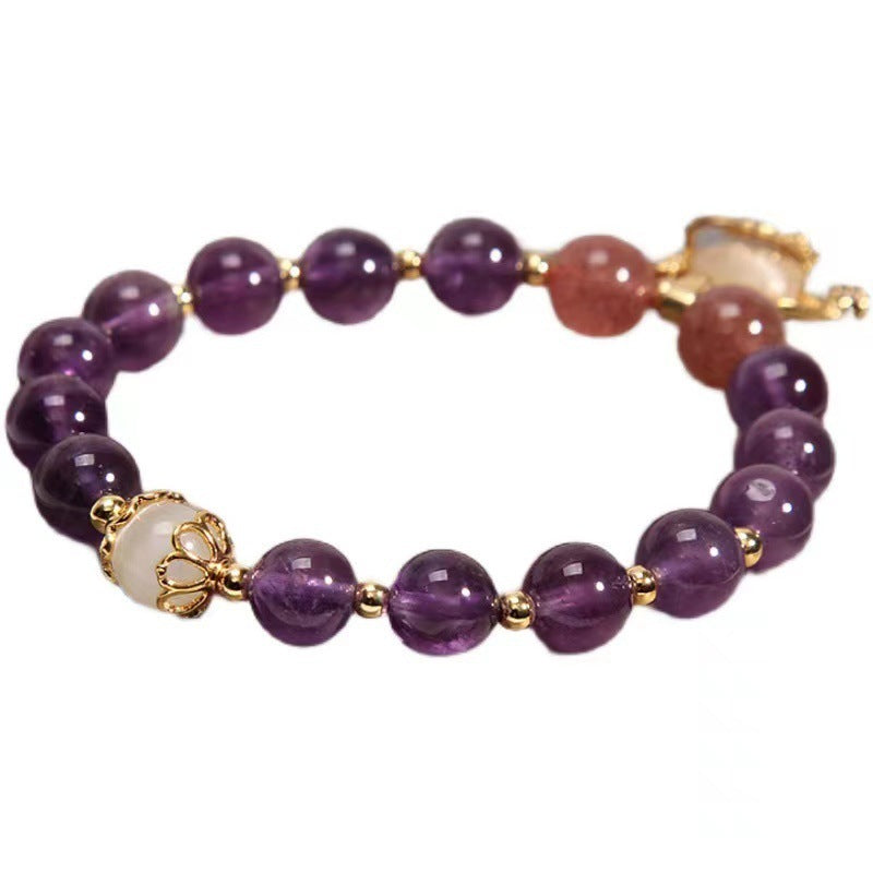 Crystal Longevity Lock Bracelet