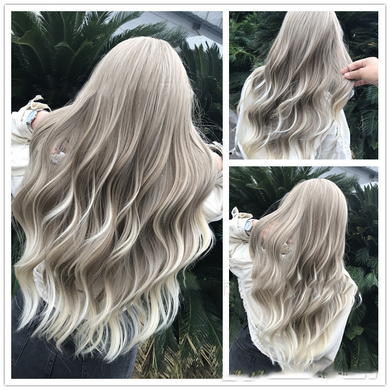 Silk Realistic Fluffy Human Hair Wigs