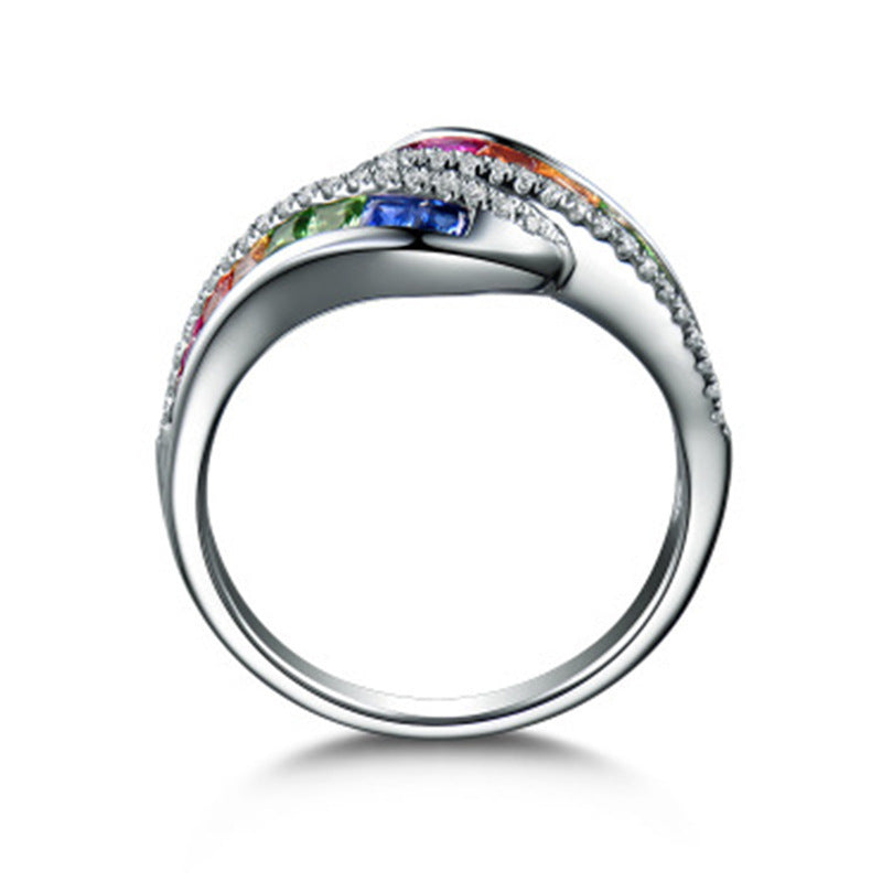 Gemstones Rainbow Ring