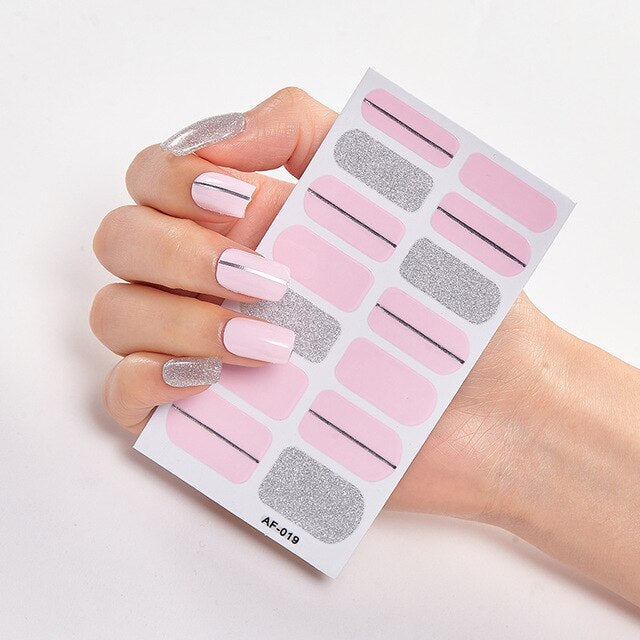 Solid Colors And Creative Nail Art