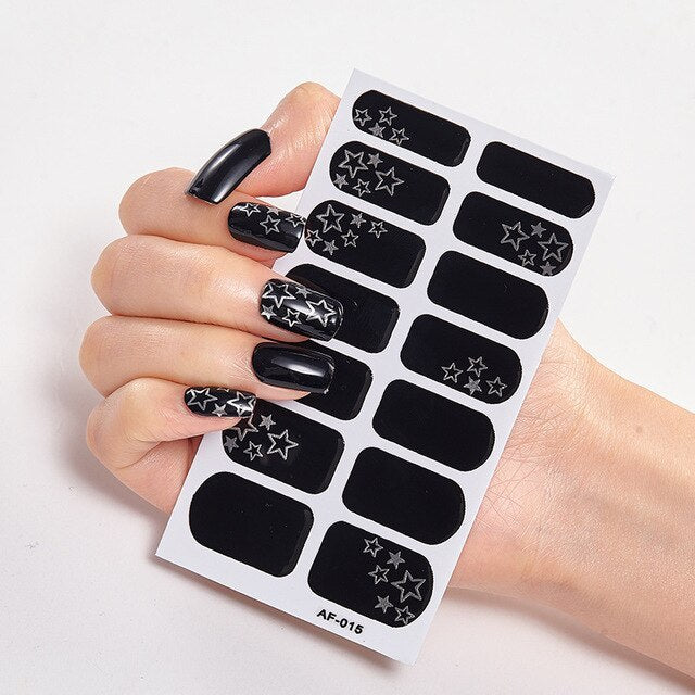 Solid Colors And Creative Nail Art