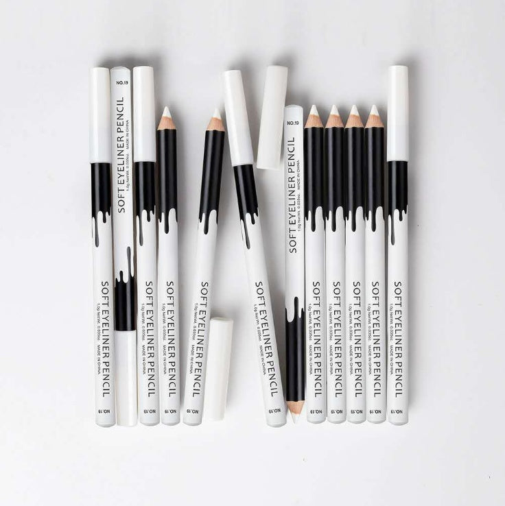 White silkworm Gloss Waterproof Eyeliner