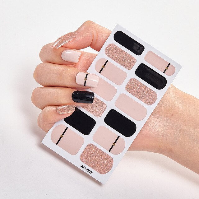 Solid Colors And Creative Nail Art
