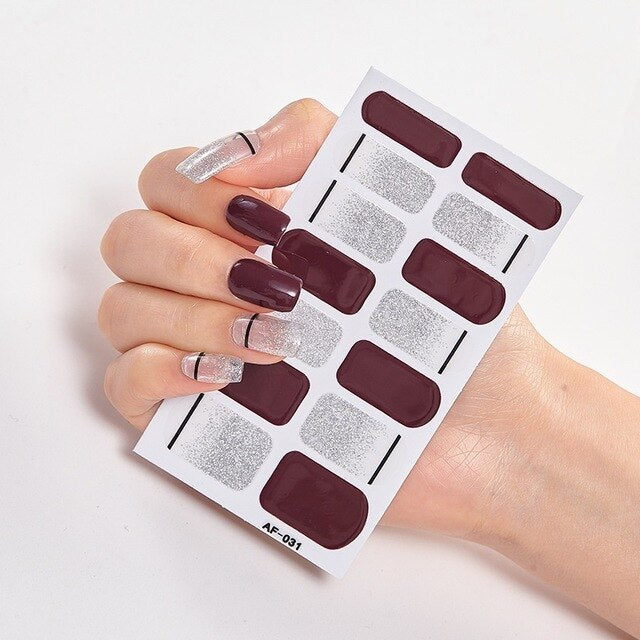 Solid Colors And Creative Nail Art