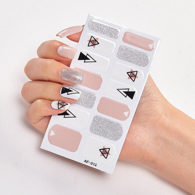 Solid Colors And Creative Nail Art