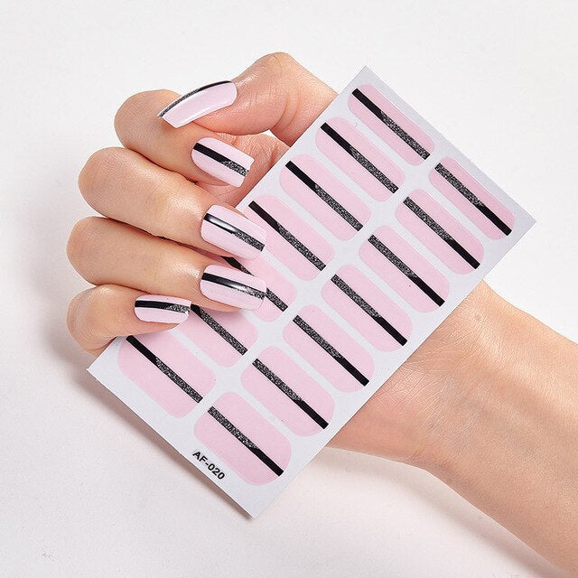 Solid Colors And Creative Nail Art