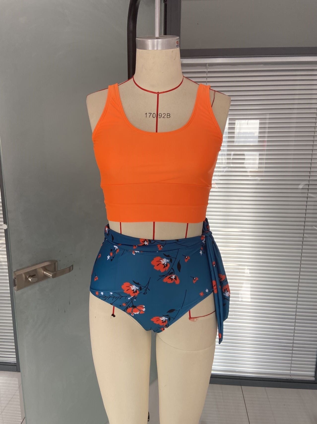 New Cloth Printing Swimming Split Bikini Swimsuit