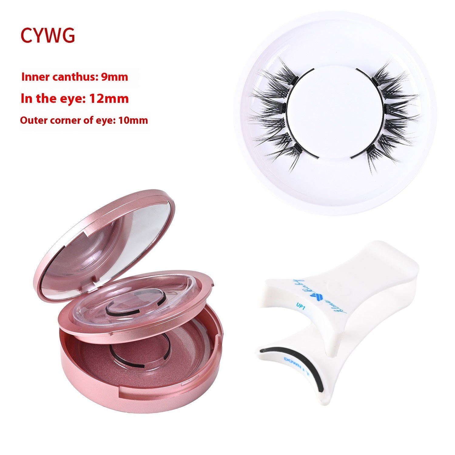 Magnetic Glue-Free Three False Eyelashes