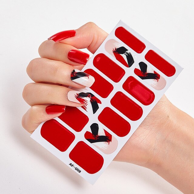 Solid Colors And Creative Nail Art