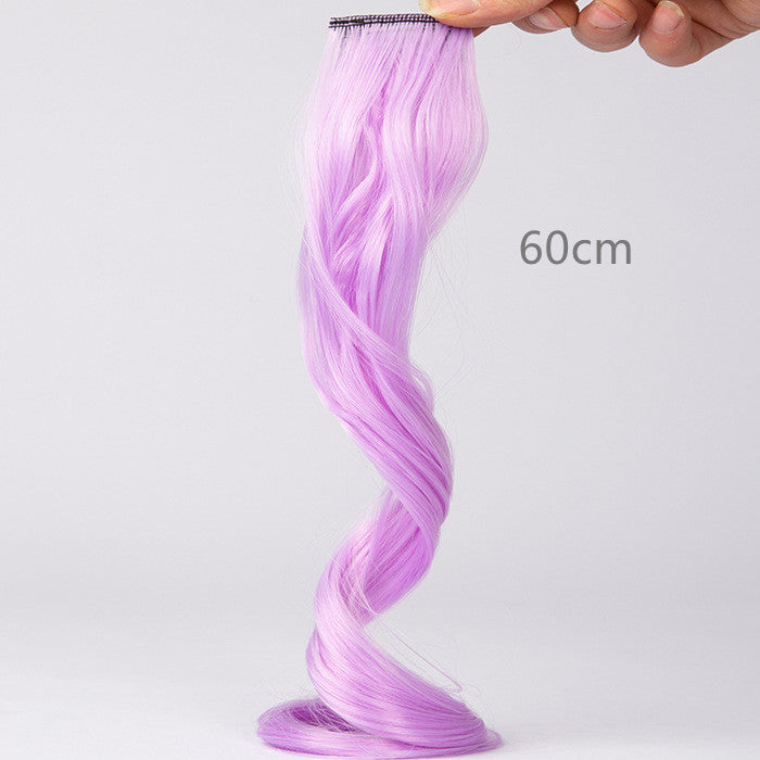 Highlighting Gradient Invisible Curly Hair Wigs