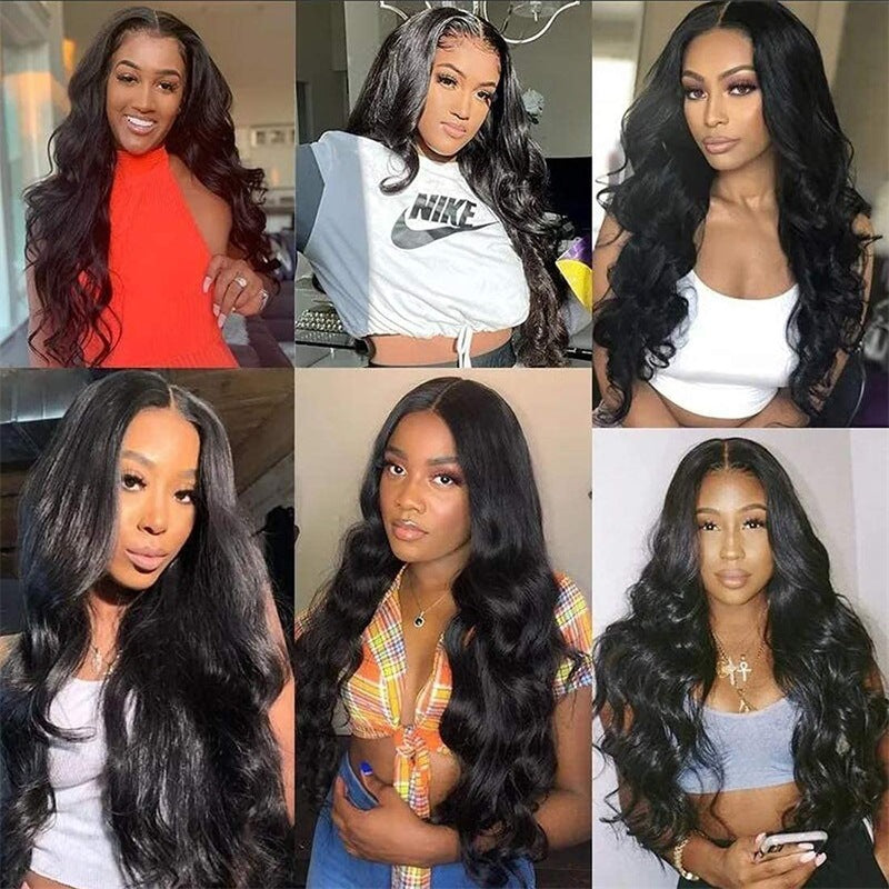 Medium Length Human Hair Wigs