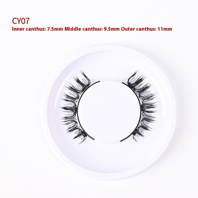 Magnetic Glue-Free Three False Eyelashes