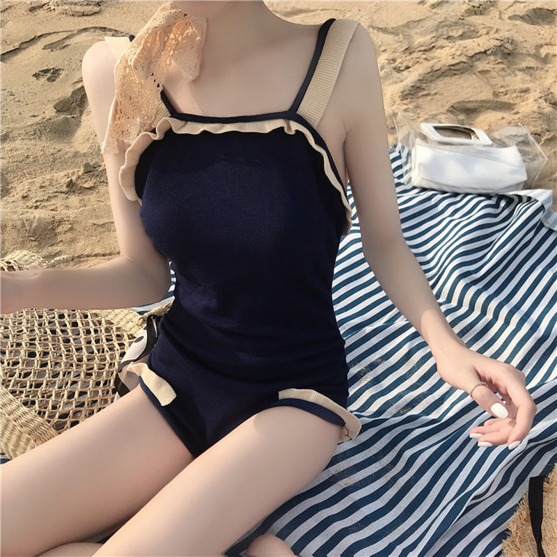 One-piece Conservative Swimsuit