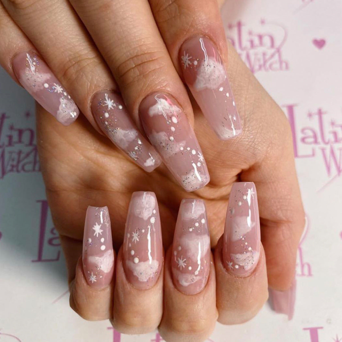 Wearing Nails Finished Soft Nails