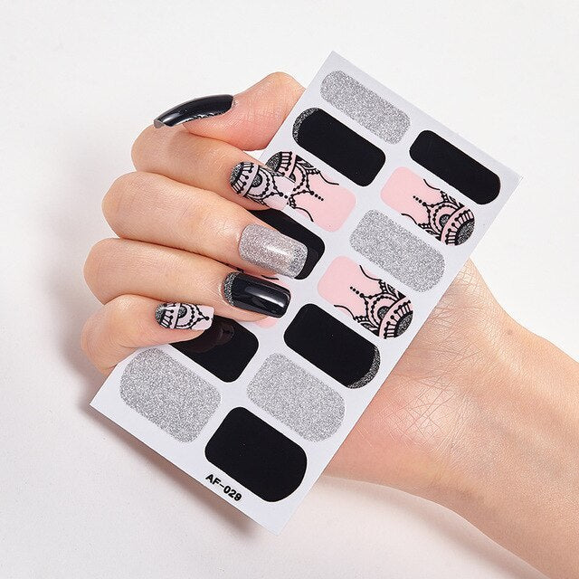 Solid Colors And Creative Nail Art