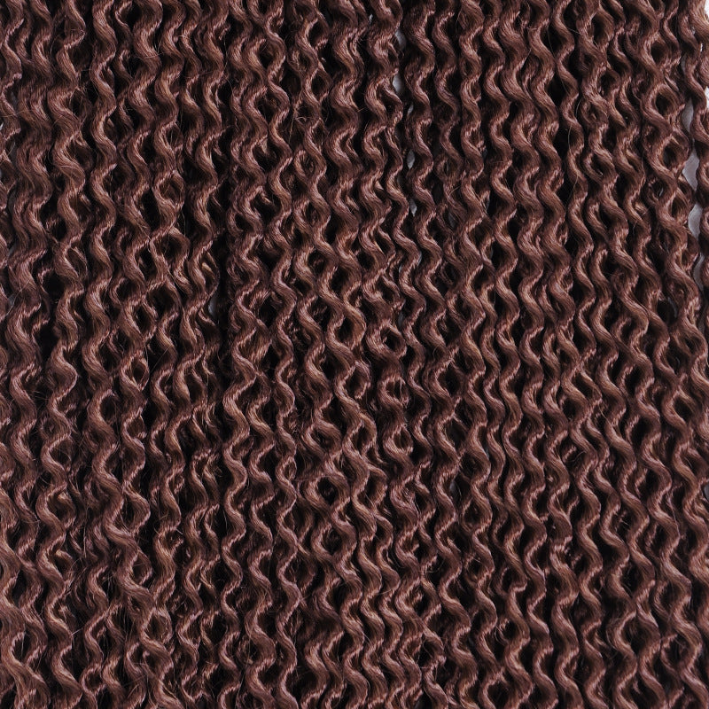Black Braids Curly Hair Wigs