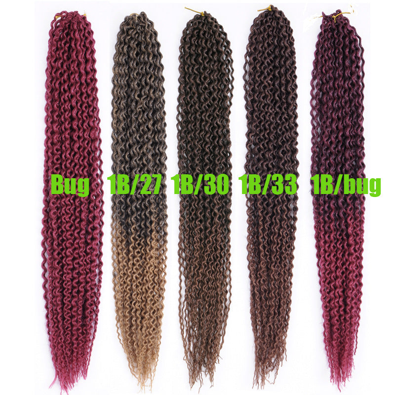 Black Braids Curly Hair Wigs