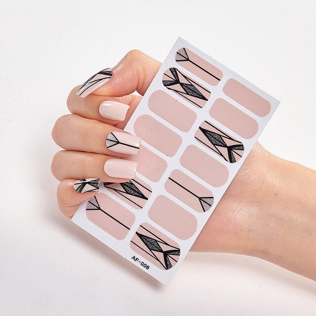 Solid Colors And Creative Nail Art