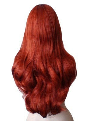Copper Anime Human Hair Wigs