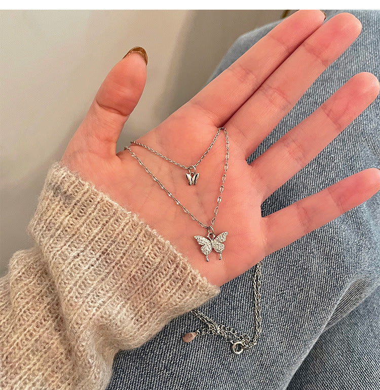 Sparkling Clavicle Chain Choker Necklace