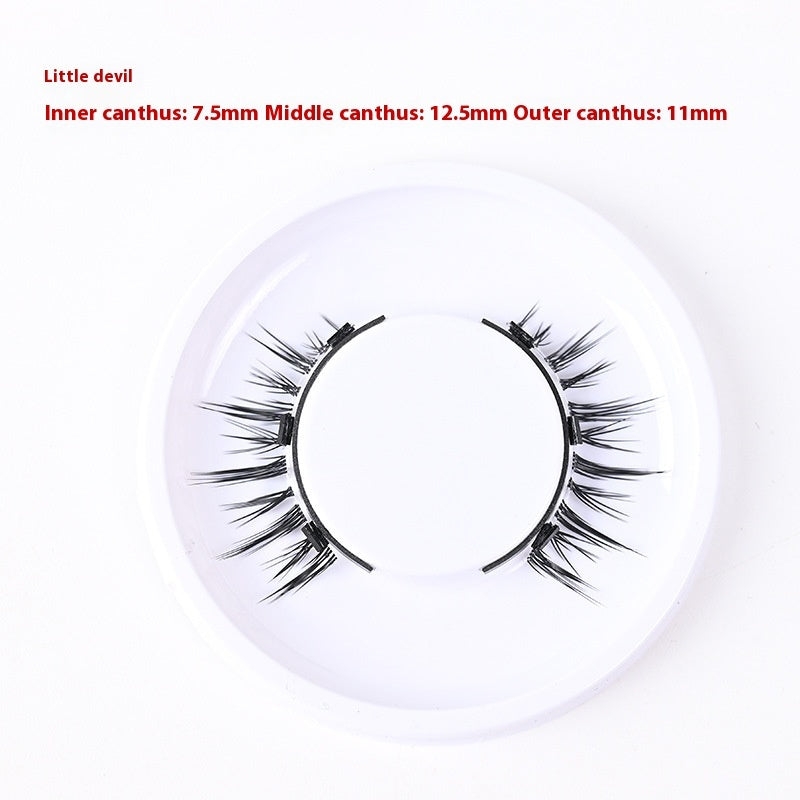 Magnetic Glue-Free Three False Eyelashes