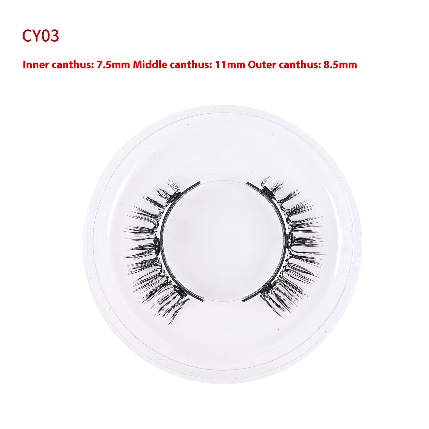 Magnetic Glue-Free Three False Eyelashes