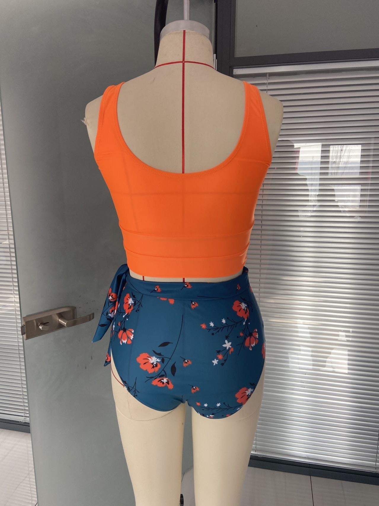 New Cloth Printing Swimming Split Bikini Swimsuit