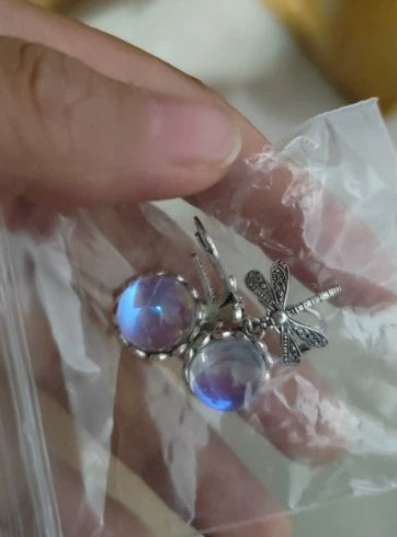 Hanging Vintage Dragonfly Earring