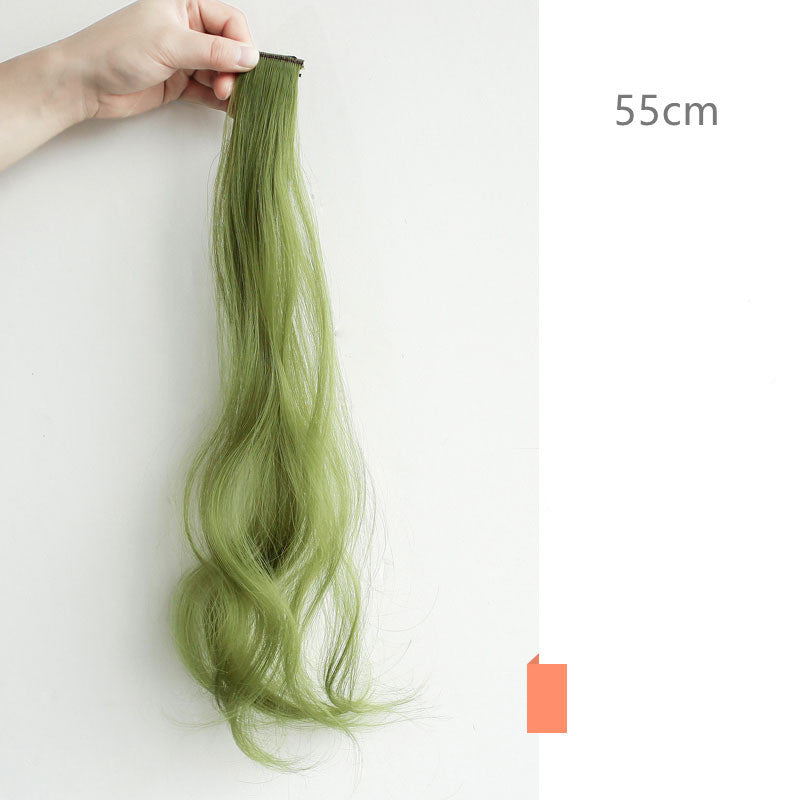 Highlighting Gradient Invisible Curly Hair Wigs