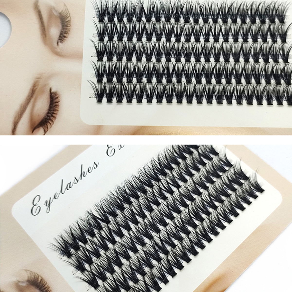 Clusters Of 10 Segmented Lashes