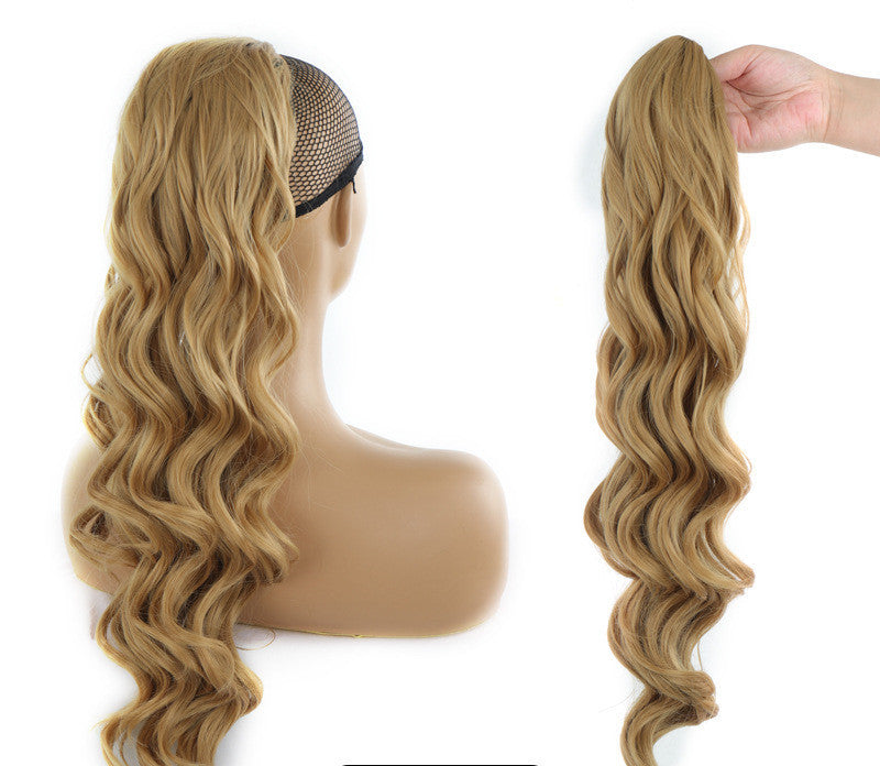 Drawstring Ponytail Matte Human Hair Wigs
