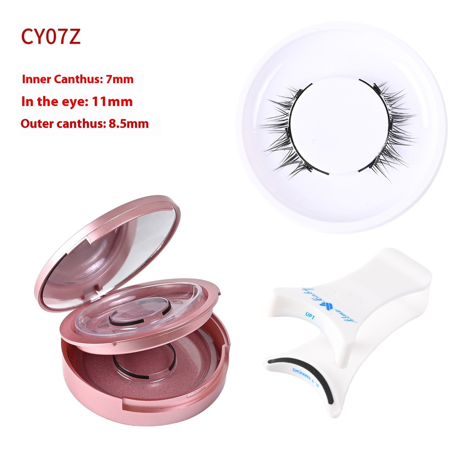 Magnetic Glue-Free Three False Eyelashes