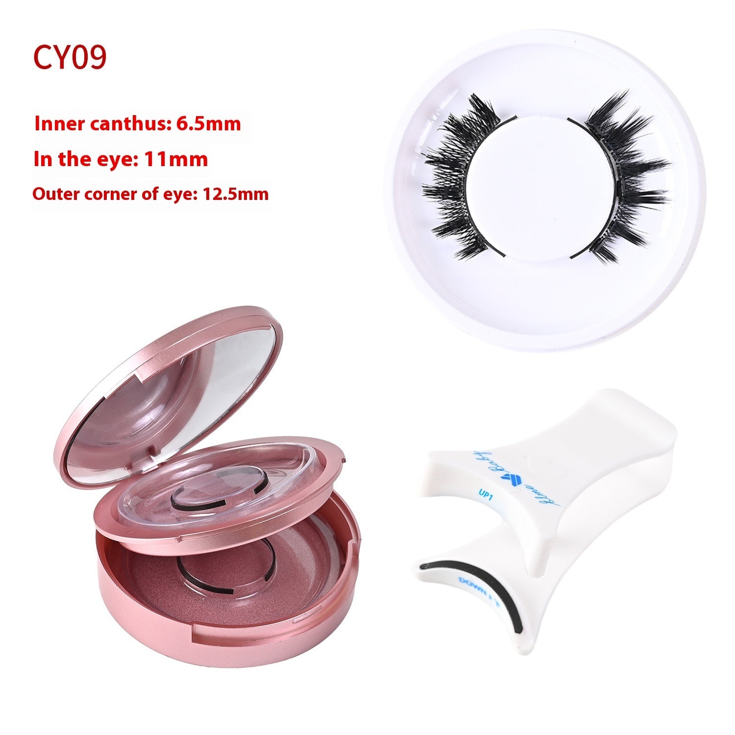Magnetic Glue-Free Three False Eyelashes