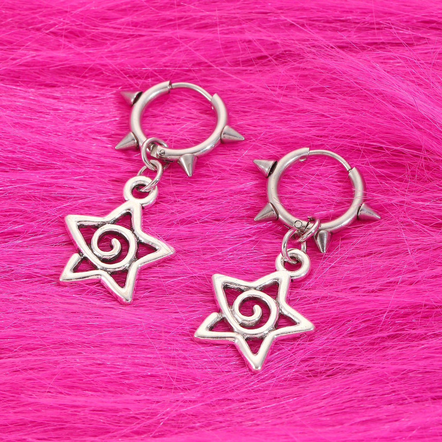 Gothic Charm Rivet Earrings