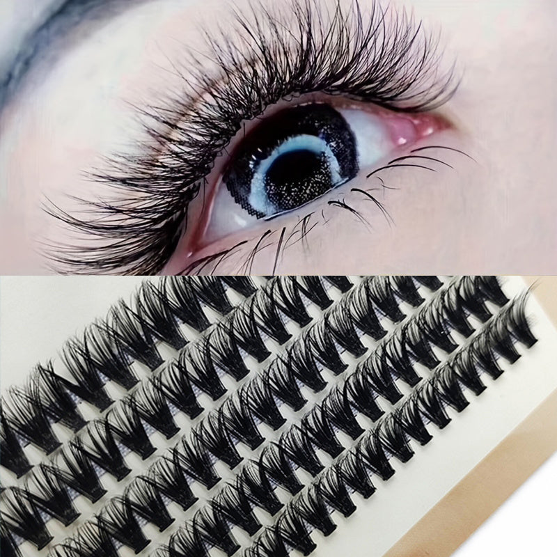 Clusters Of 10 Segmented Lashes