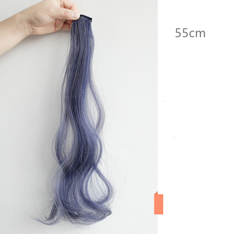Highlighting Gradient Invisible Curly Hair Wigs