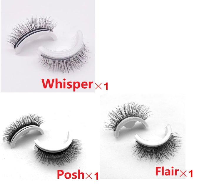 Glue-Free Self-adhesive False Eyelashes