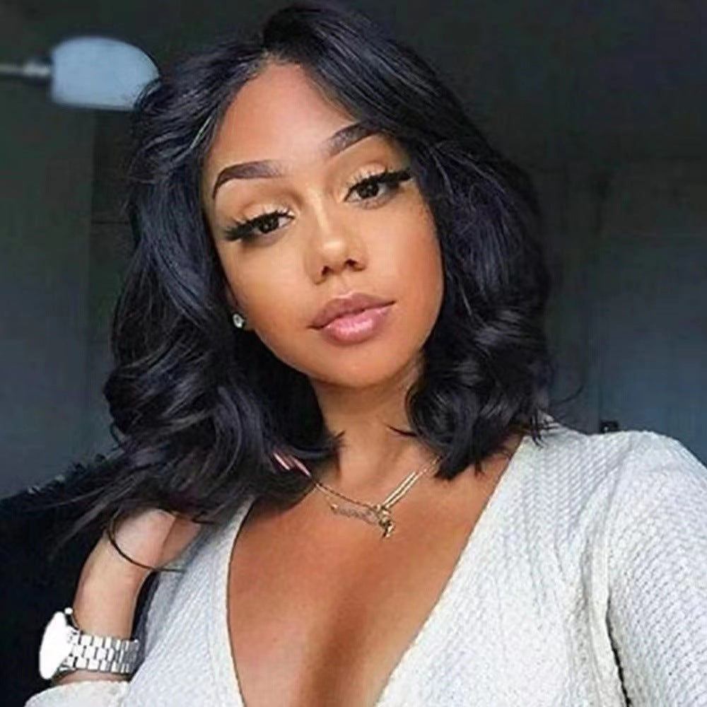 Partial Short Synthetic Curly Hair Wigs