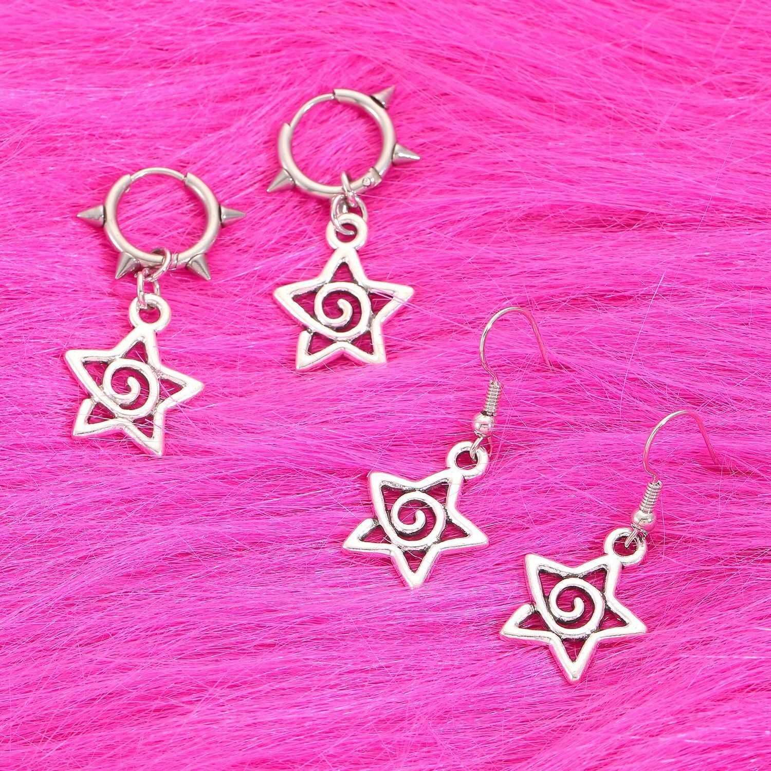 Gothic Charm Rivet Earrings