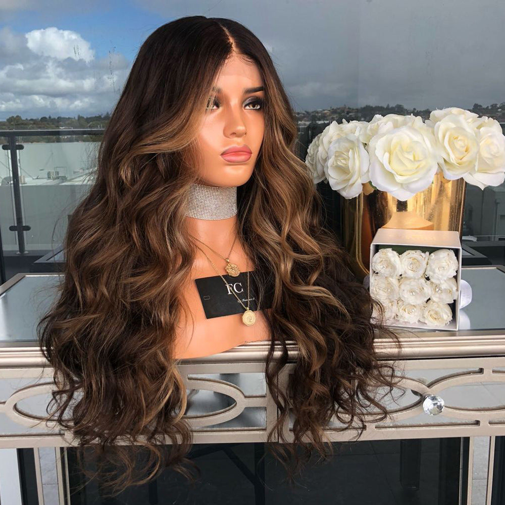 Long Brown Human Hair Wigs