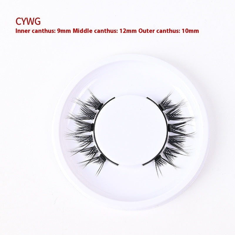 Magnetic Glue-Free Three False Eyelashes