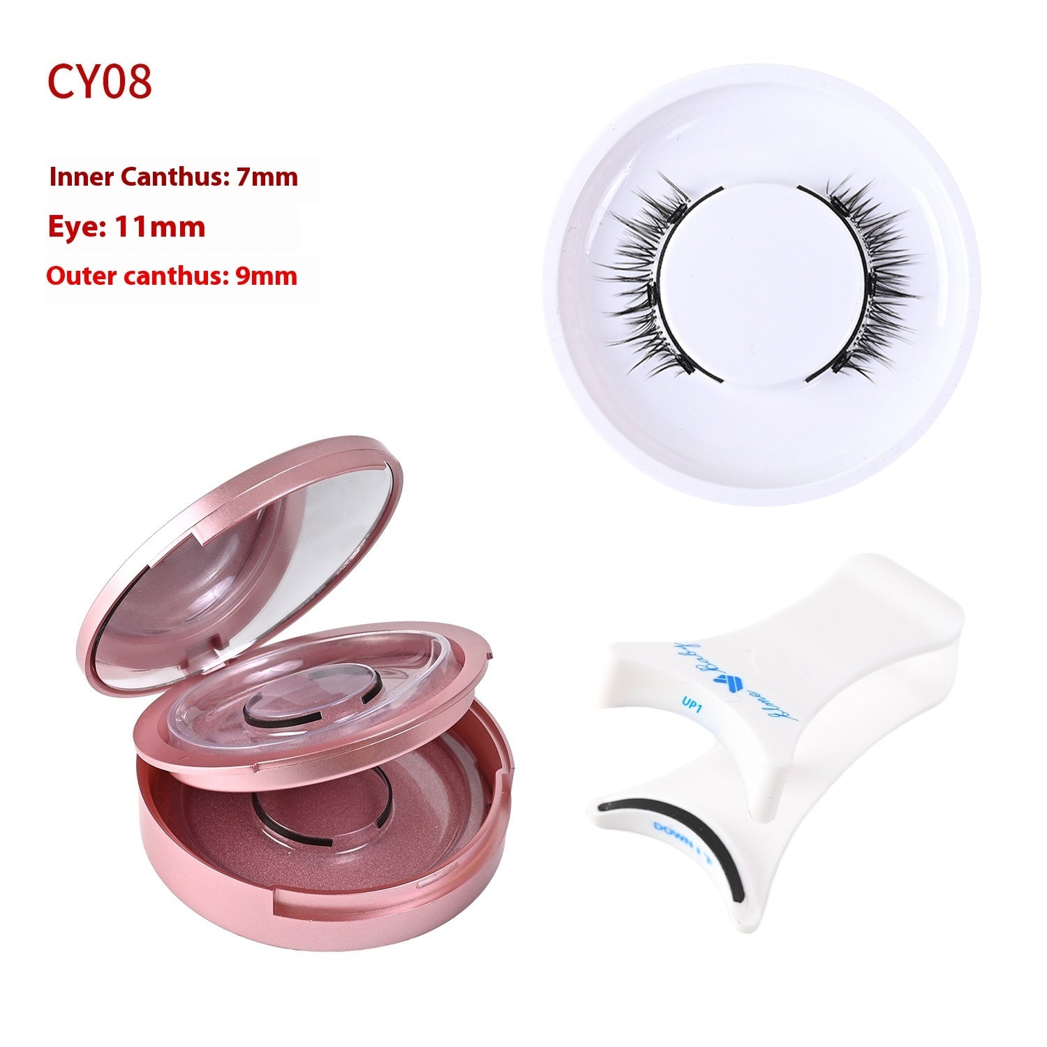 Magnetic Glue-Free Three False Eyelashes