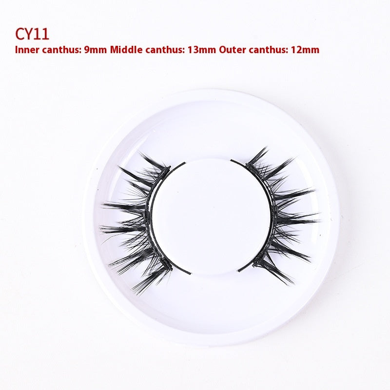 Magnetic Glue-Free Three False Eyelashes