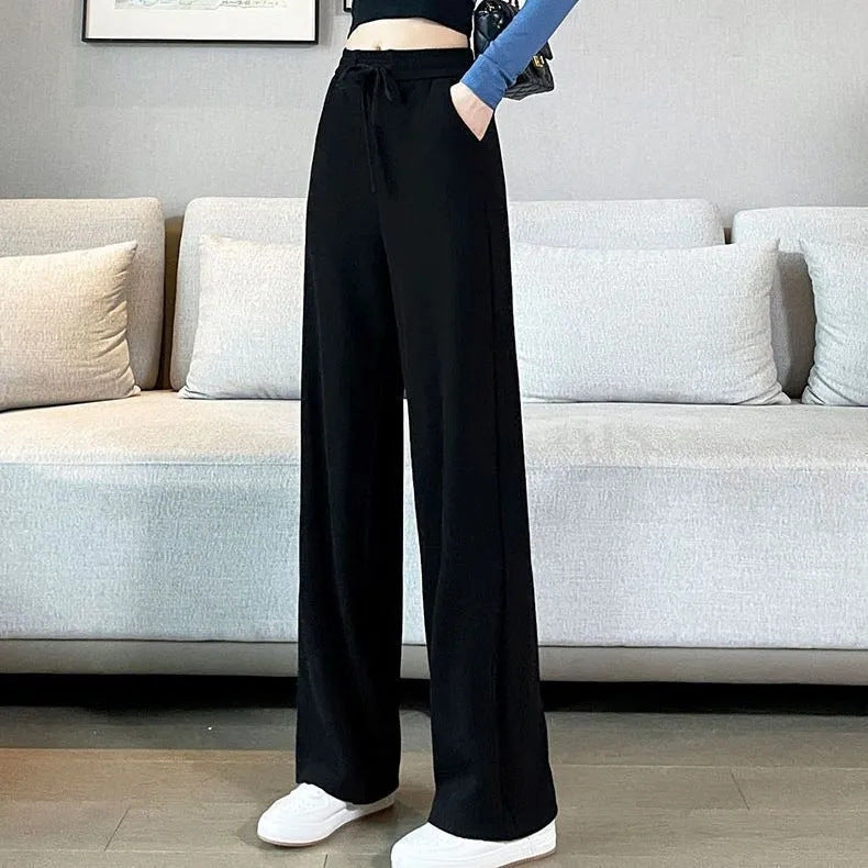 Summer Lazy Small Wide-leg Pants