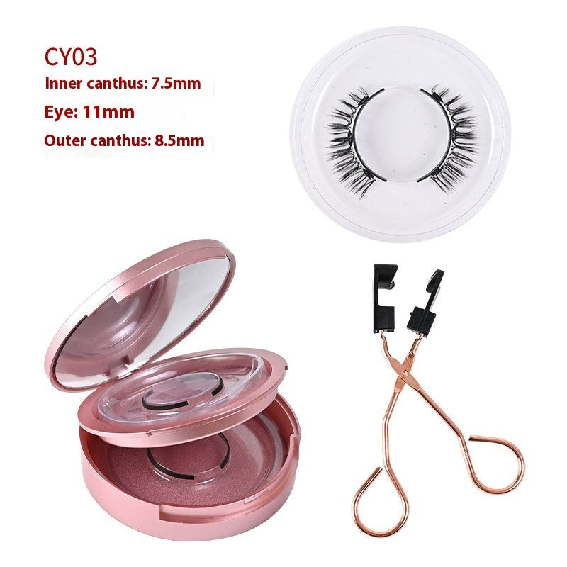 Magnetic Glue-Free Three False Eyelashes