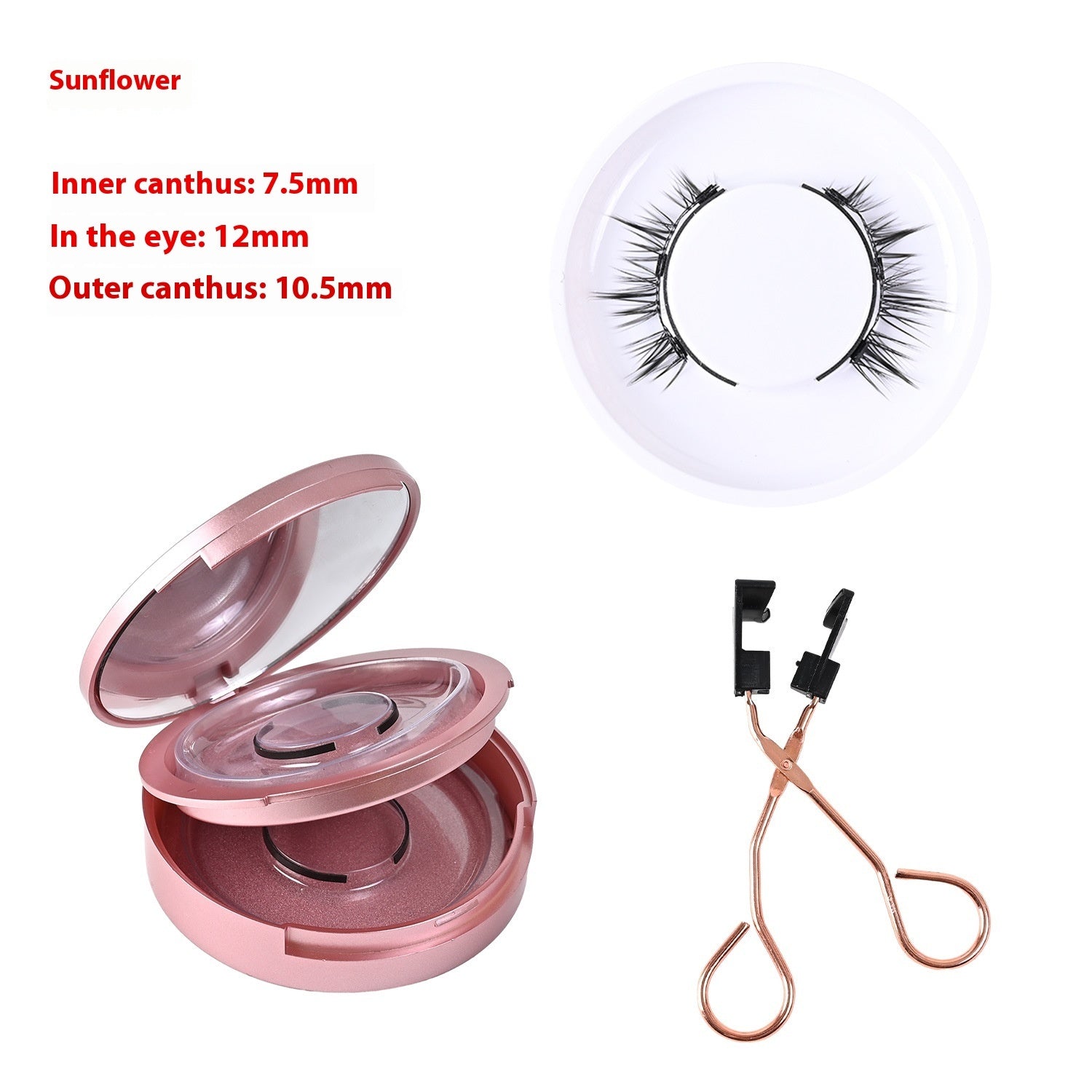 Magnetic Glue-Free Three False Eyelashes